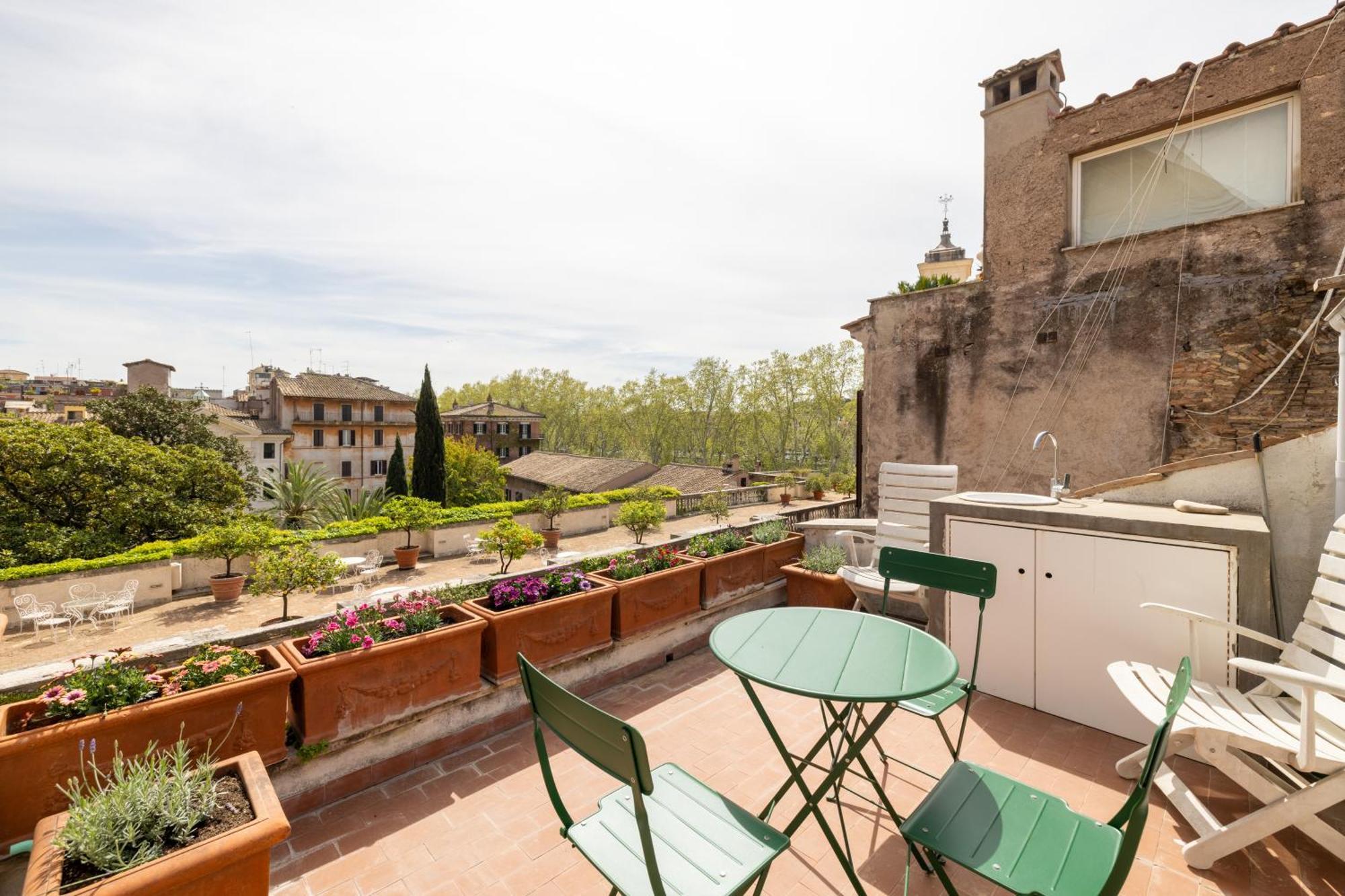 Farnesi Terrace Penthouse Apartment Rome Exterior photo